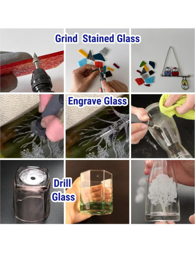 20 Puntas de Amolado de Diamante Sworker 46-grano 3mm