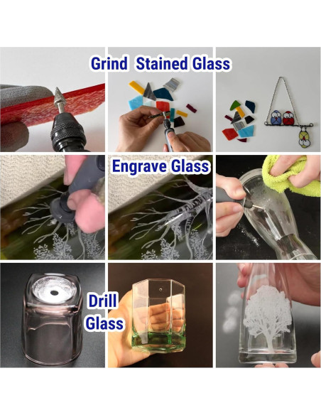 20 Puntas de Amolado de Diamante Sworker 46-grano 3mm