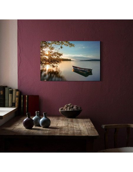 Pintura en Lienzo Lago al Atardecer 61x41 cm Decoración