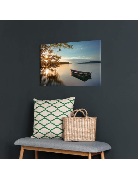 Pintura en Lienzo Lago al Atardecer 61x41 cm Decoración