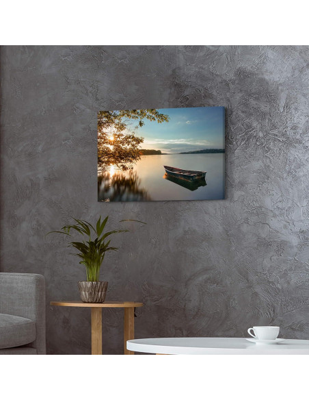 Pintura en Lienzo Lago al Atardecer 61x41 cm Decoración