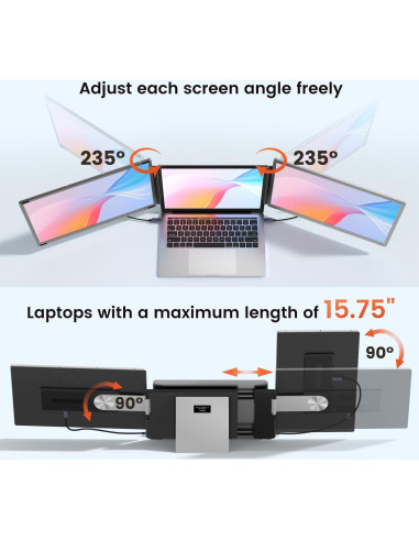 Extensor de Pantalla para Laptop 15.6" VargaoliDeal FHD 1080P