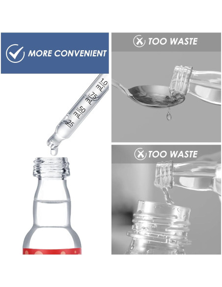 Pipetas de vidrio YHOLSDAS para SodaStream 6 piezas