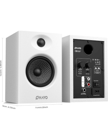 Altavoces de Computadora OHAYO C6 60W Bluetooth 5.3 Estéreo 2.0