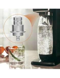 Adaptador CO2 Rápido FLY06281 para Máquina de Agua Seltzer 2