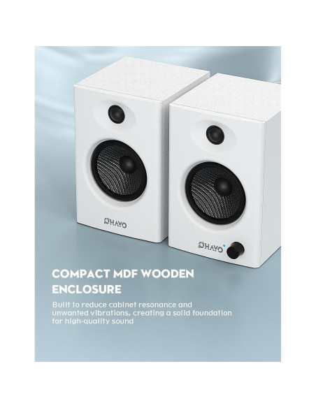 Altavoces de Computadora OHAYO C6 60W Bluetooth 5.3 Estéreo 2.0