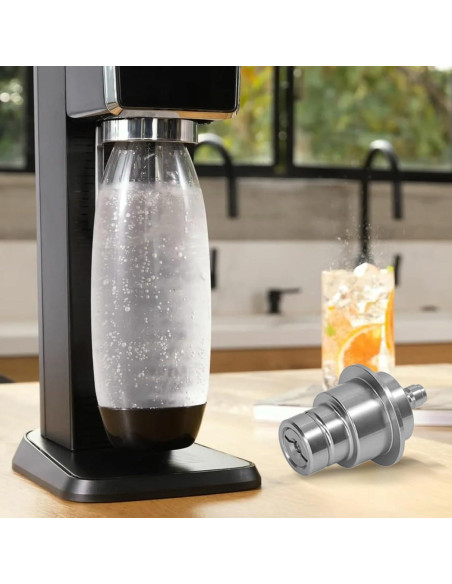 Adaptador CO2 Rápido FLY06281 para Máquina de Agua Seltzer