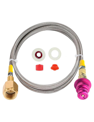 Adaptador Rápido CGA320 KUMAS para Máquina de Soda CO2 152.4cm