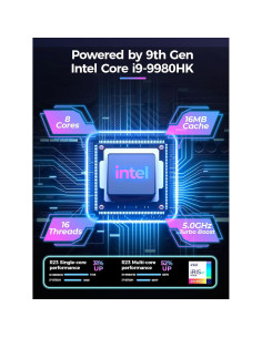 Mini PC Gaming TOPGRO T1 i9-9980HK 32GB RAM 1TB SSD 4K 2