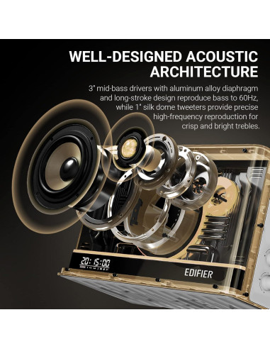 Altavoces Bluetooth Edifier QD35 35W Audio Alta Resolución