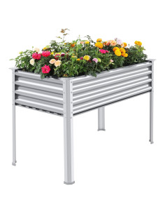 Cama de Jardín Elevada Galvanizada Land Guard 121.9x60.9x81.3 cm