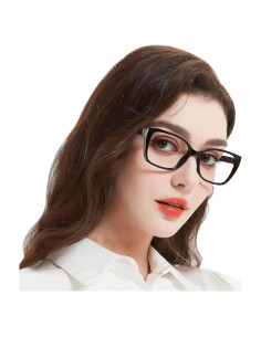 Gafas de lectura grandes WEMOOTANTS estilo gato 1.0x a 6.0x