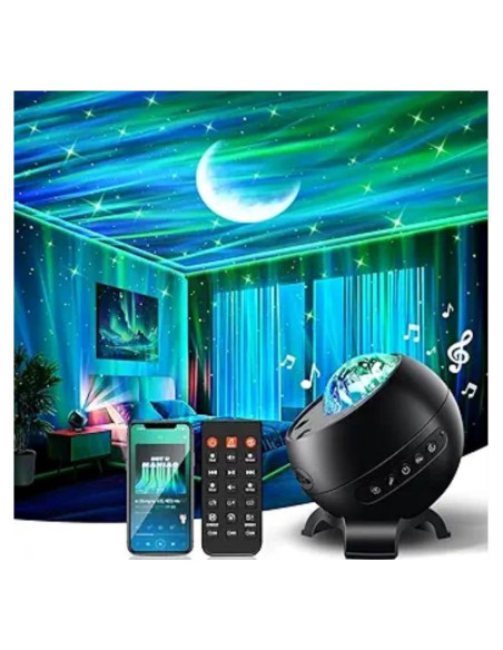 Proyector de Estrellas Luz Galáctica TK.CO. WH-E12A 21 Colores Proyector de Estrellas Luz Galáctica TK.CO. WH-E12A 21 Colores