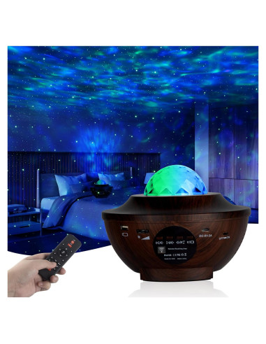 Proyector de Estrellas Itayak BL-XK01 con Control Remoto y Bluetooth