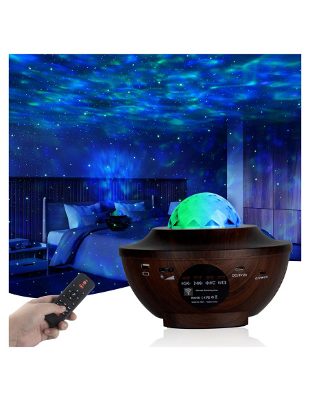 Proyector de Estrellas Itayak BL-XK01 con Control Remoto y Bluetooth