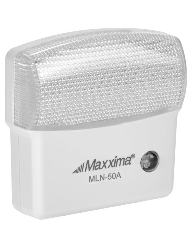 Luz Nocturna LED Maxxima MLN-50A con Sensor Crepúsculo - 2 Piezas