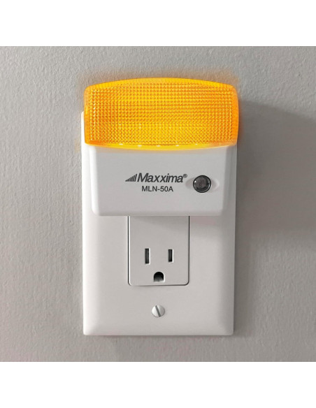 Luz Nocturna LED Maxxima MLN-50A con Sensor Crepúsculo - 2 Piezas Luz Nocturna LED Maxxima MLN-50A con Sensor Crepúsculo - 2 Piezas