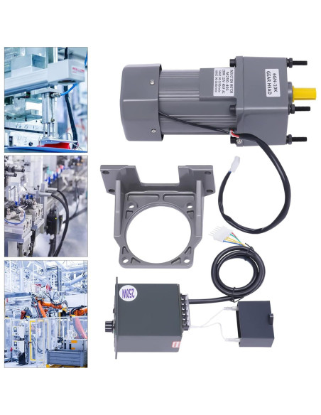 Motor de Torque Alto AC YIYIBYUS 250W 110V Reversible 0-270rpm