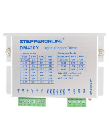 Controlador Digital de Motor Paso a Paso STEPPERONLINE DM420Y 0.3-2.2A 18-36V