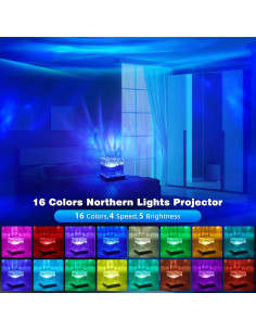 Proyector de Auroras Boreales LED ZHONGSHAN LW10 16 Colores 2