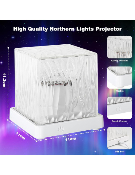 Proyector de Auroras Boreales LED ZHONGSHAN LW10 16 Colores