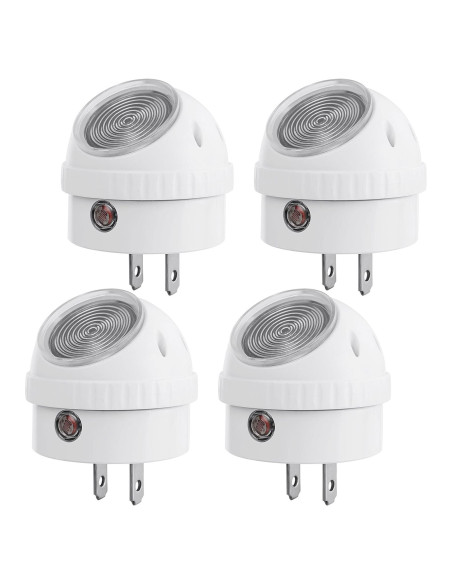 Luz Nocturna LED DEWENWILS con Sensor Automático, 4 Piezas Luz Nocturna LED DEWENWILS con Sensor Automático, 4 Piezas