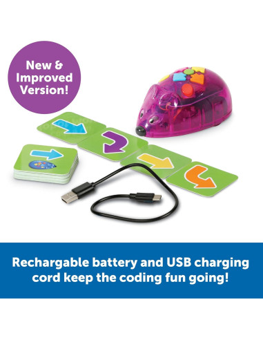 Ratón Robot Programable Recargable Recursos de Aprendizaje