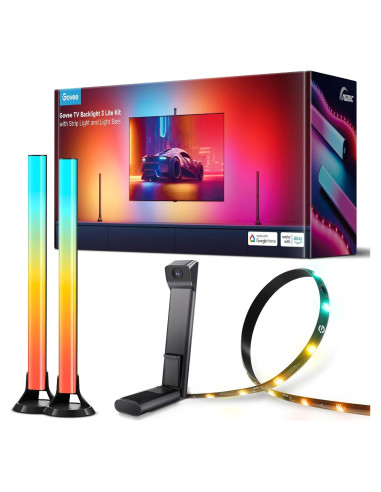 Kit de Luz de Fondo LED Govee H605A 3.6m RGBICW para TV 55-65"