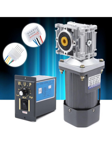 Motor Eléctrico de Engranaje YUINDY 110V 120W 0-33RPM Ajustable