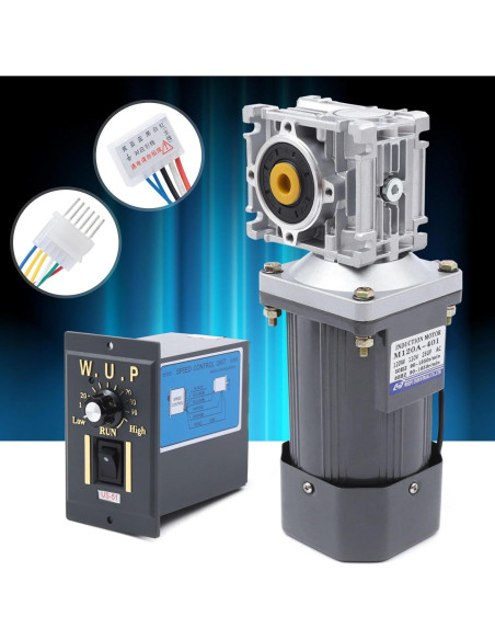 Motor Eléctrico de Engranaje YUINDY 110V 120W 0-33RPM Ajustable