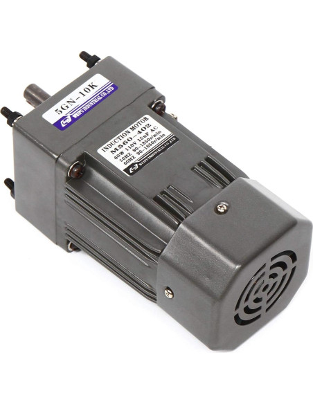 Motor de Engranaje AC 60W 110V Reversible con Controlador