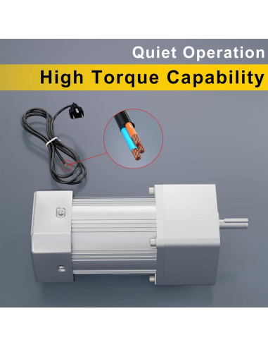 Motor de Engranaje Reversible 300W BBQ Driver 15RPM