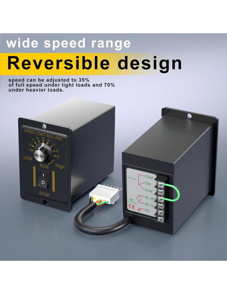 Motor de Engranaje Reversible 300W BBQ Driver 15RPM