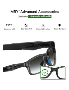 Almohadillas de Nariz Mryok para Gafas Oakley Crosslink 2