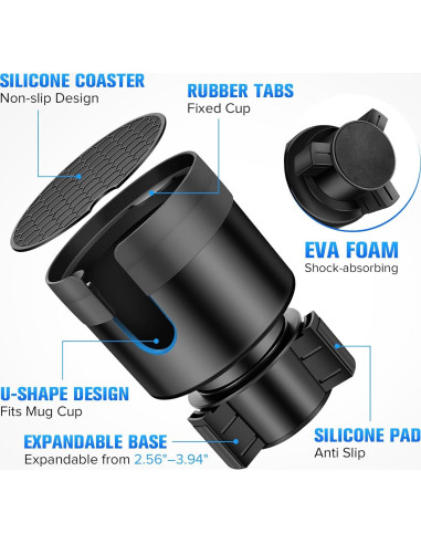 Soporte para Teléfono en Portavasos TSAKBAM TB-015 Ajustable