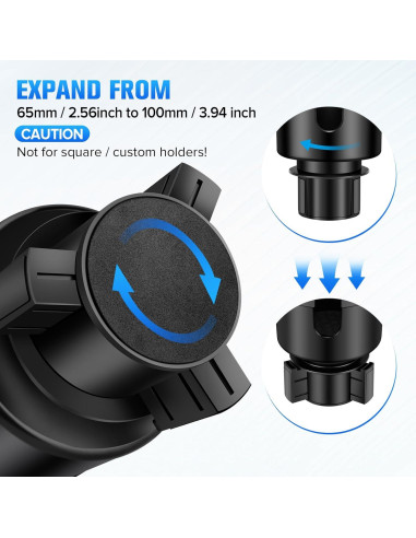 Soporte para Teléfono en Portavasos TSAKBAM TB-015 Ajustable