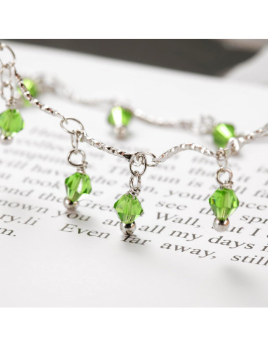 Cadena de Gafas LIKGREAT Verde Plateado 78.74 cm Ajustable