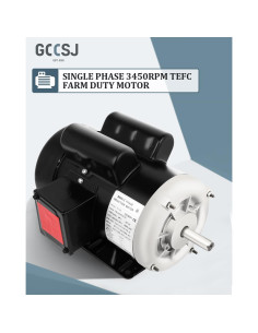 Motor Eléctrico Monofásico 3HP GCCSJ TEFC 3450RPM 208-230V 2