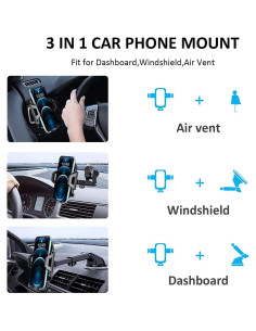Soporte Universal para Teléfono en Coche YYZXDZ - 3 en 1 2