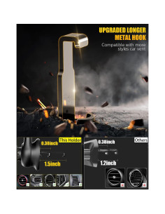 Soporte Universal para Teléfono de Coche AiHiwvol con Brazo Extensible 2