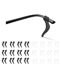 12 Pares Sujetadores Antideslizantes para Gafas Silicona