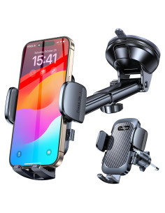 Soporte para Teléfono de Coche Coolpow XP19 Ajustable 360