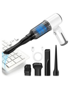 Aspiradora Inalámbrica Flla CV103 - 3 en 1, 5500PA, Blanco