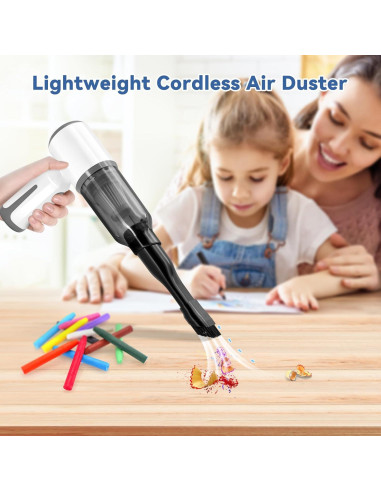 Aspiradora Inalámbrica Flla CV103 - 3 en 1, 5500PA, Blanco