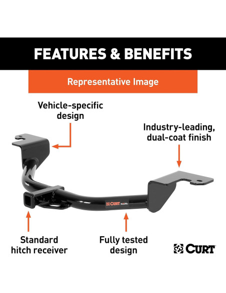 Enganche de Remolque CURT Clase 1 para Toyota Corolla 11265