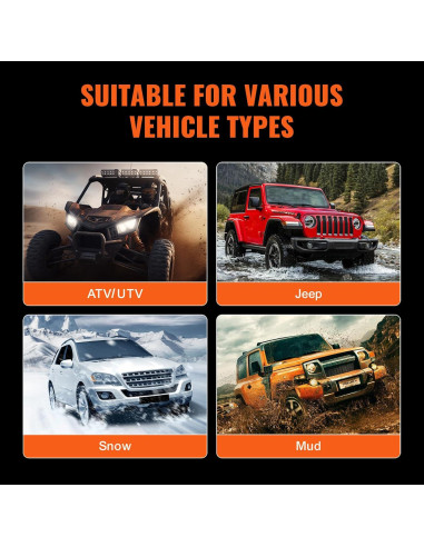 Receptor de Enganche VEVOR con Grillete 66000 lbs (29937.5 kg)