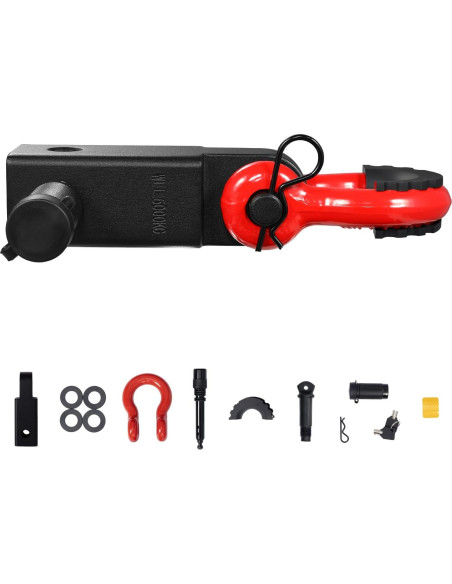 Receptor de Enganche VEVOR con Grillete 66000 lbs (29937.5 kg)