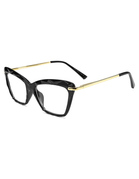 Gafas de Ojo de Gato FEISEDY Lentes Transparentes para Mujeres