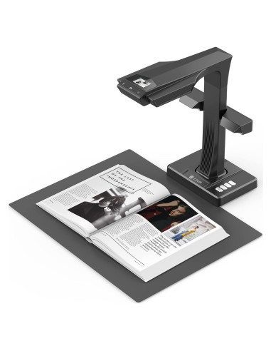 Escáner de Documentos CZUR ET16 Plus, 16MP, OCR 186 Idiomas