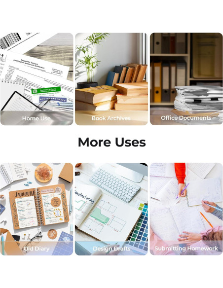 Escáner de Documentos CZUR ET16 Plus, 16MP, OCR 186 Idiomas